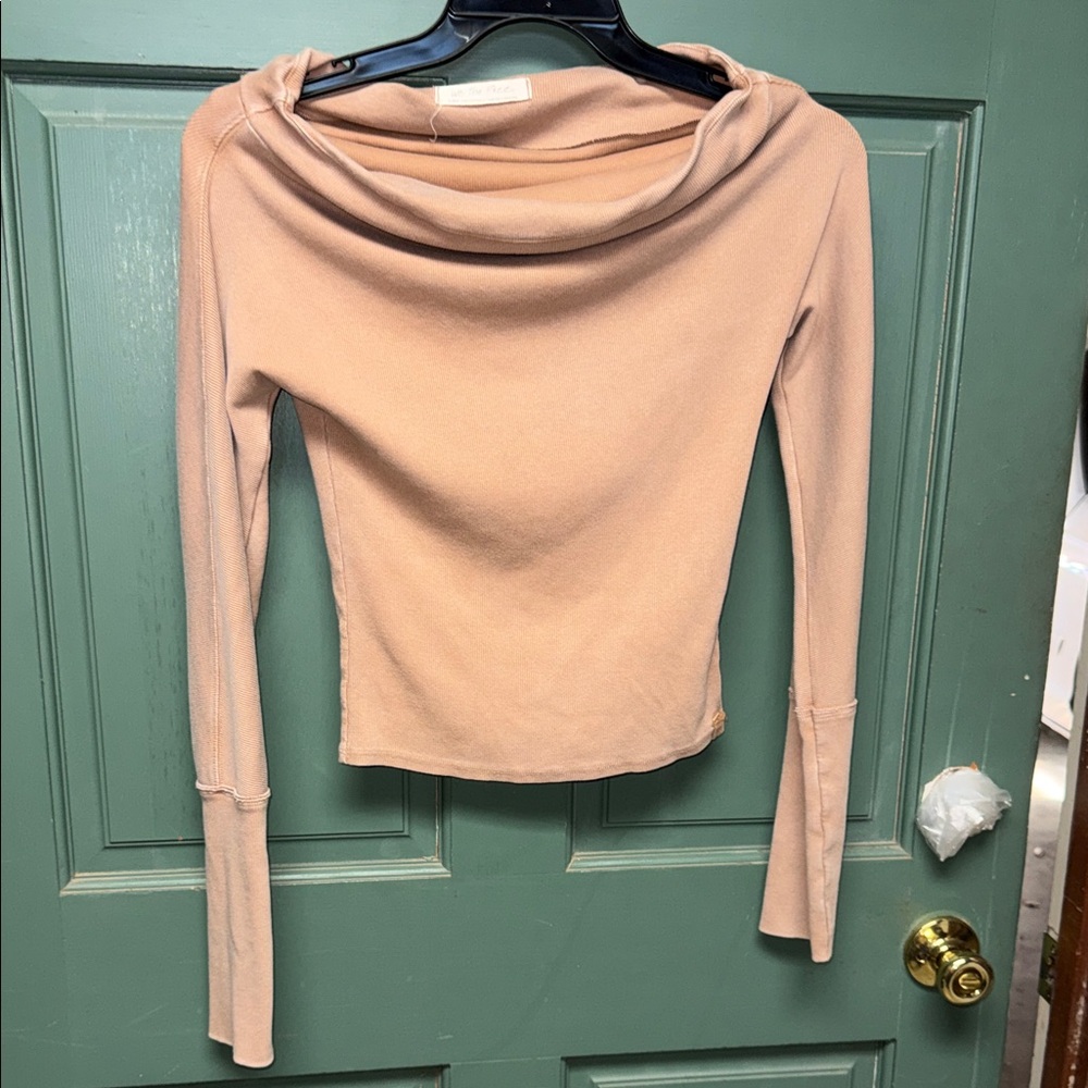 We The Free Blush Cowl Neck Long Sleeve